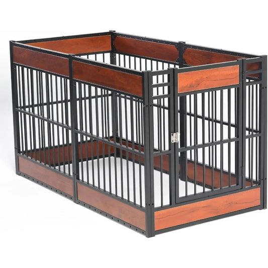 Dog Playpen, 31.5" Height Dog Pen Indoor, Heavy Duty, Safe and Sturdy, Furniture Style Puppy Pen，Customized