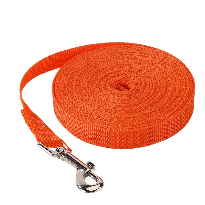 Long Nylon Dog Leash | Training & Recall | 6 Colors | 4ft to 33ft | All Breeds
