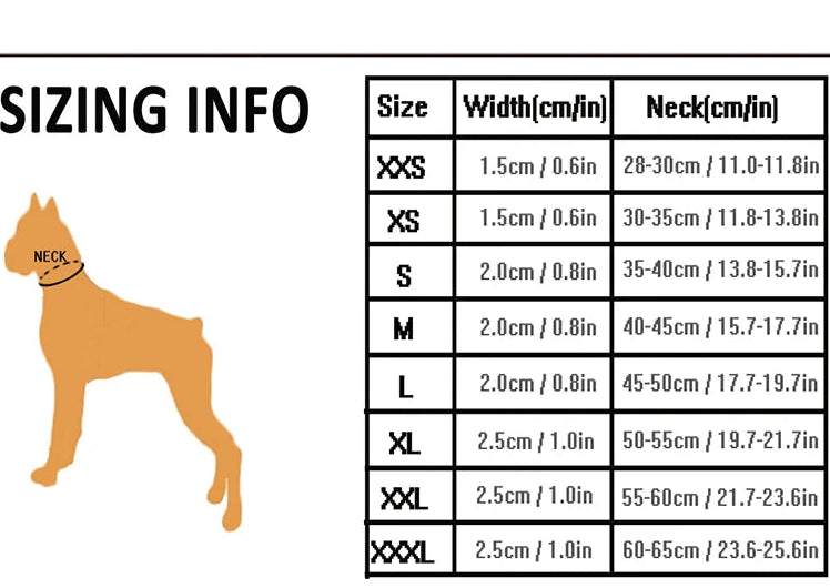 Padded Nylon Dog Collar | Duraflex Buckle | 3M Reflective | 7 Colors | XXS–XXXL