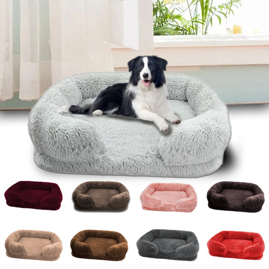 Thickened Orthopedic Dog Bed for Large Dogs | Egg Sponge Foam | Removable Washable Cover