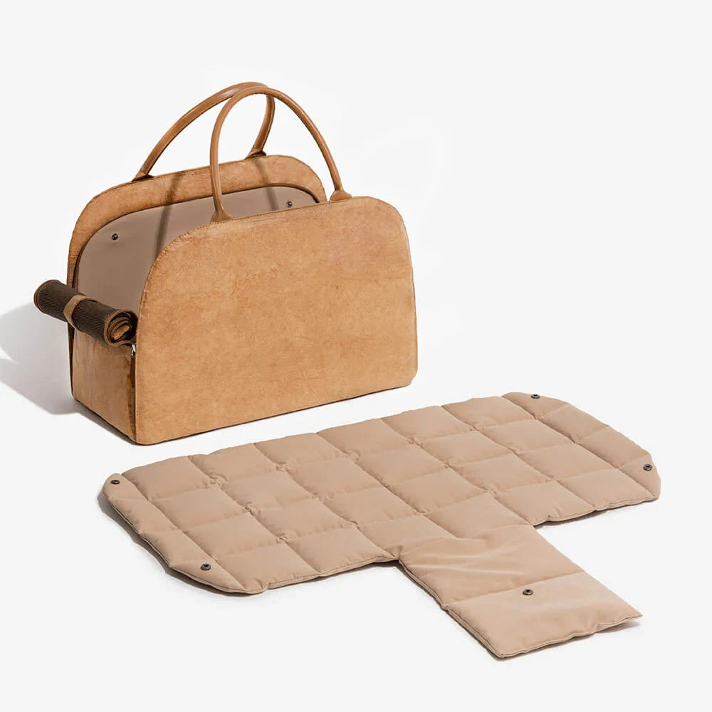 Luxury Pet Carrier Bag | Windproof Travel Bag for Small Dogs & Cats