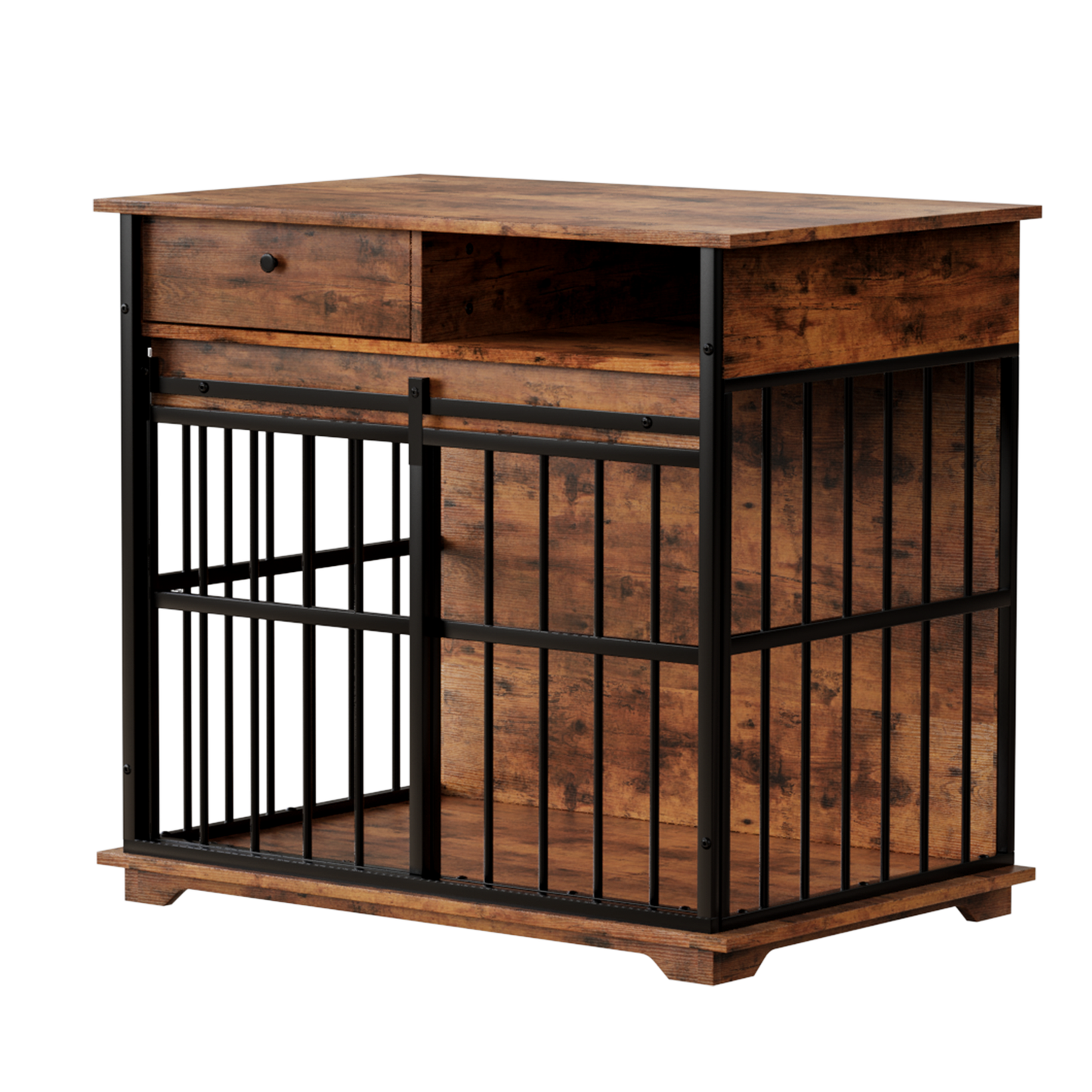 Modern Dog Crate Furniture with Storage