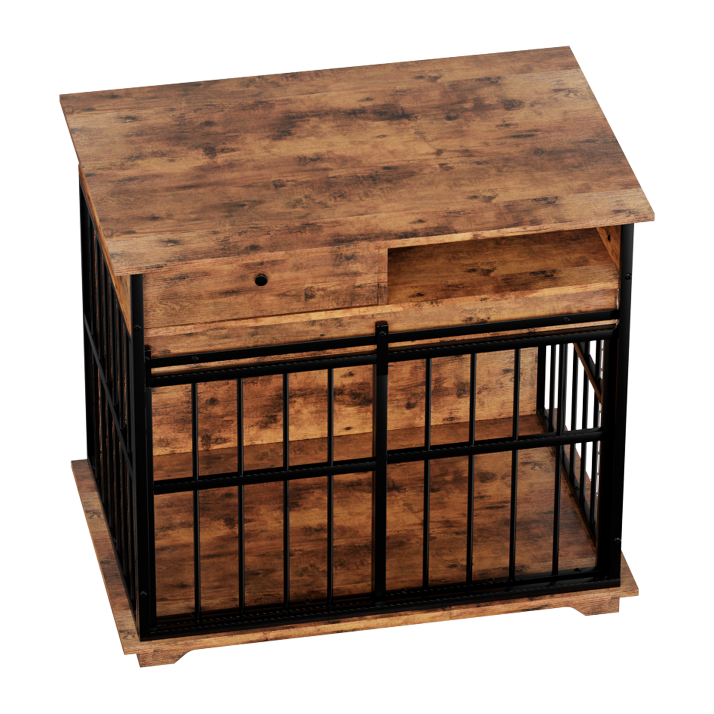 Modern Dog Crate Furniture with Storage