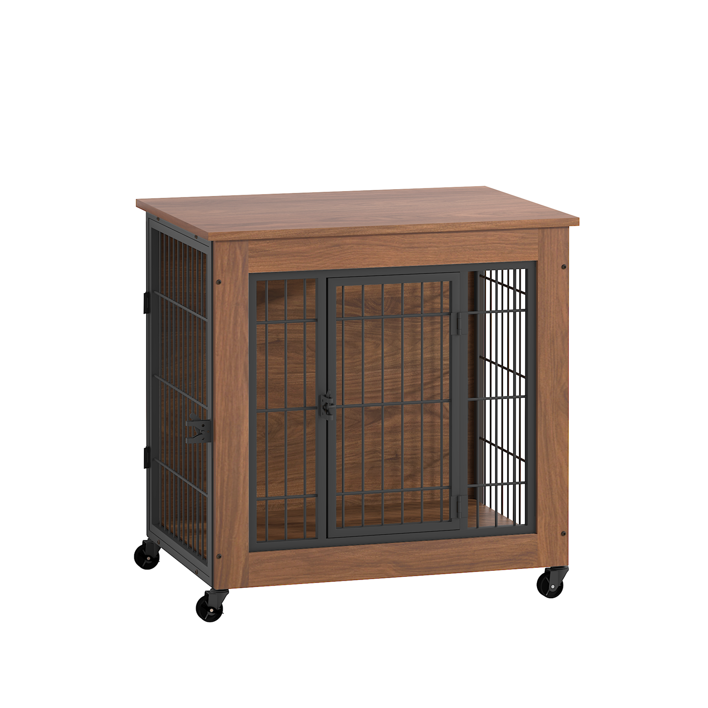 Dog Crate Furniture with Wheels