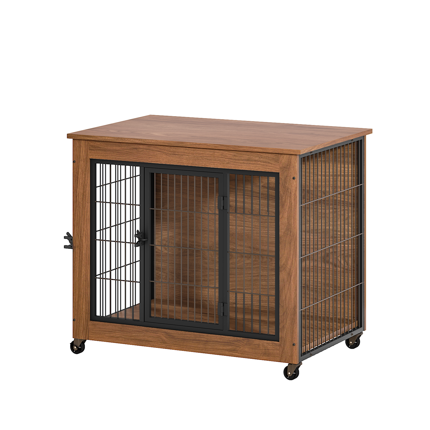 Dog Crate Furniture with Wheels