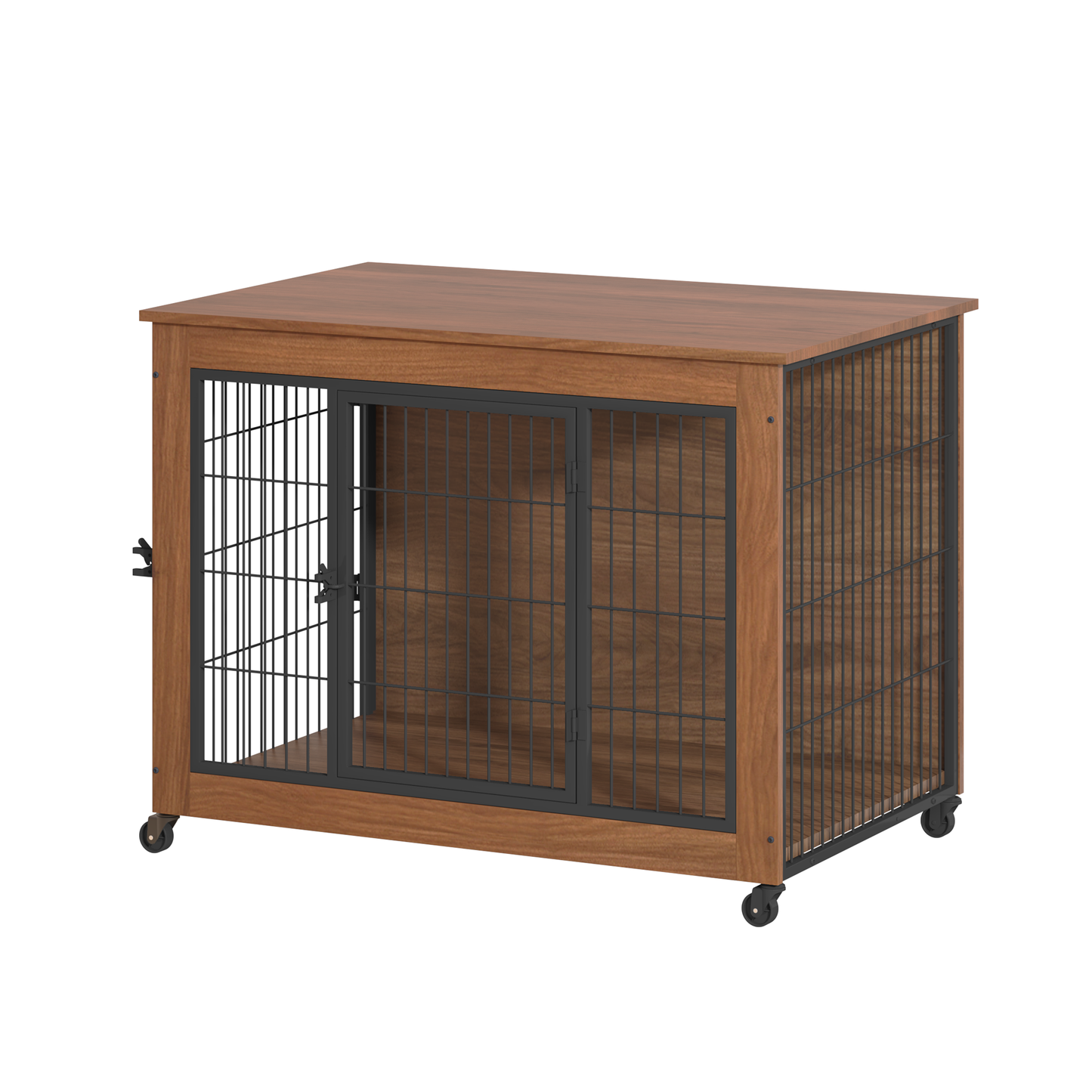Dog Crate Furniture with Wheels