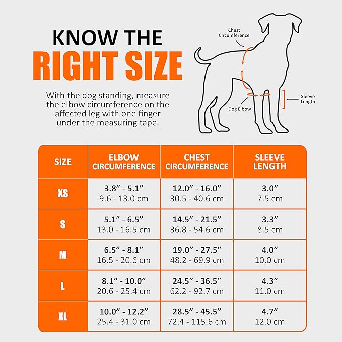 NeoAlly Dog Elbow & Shoulder Brace — Veterinarian Designed Joint Support | Left, Right, or Both Legs